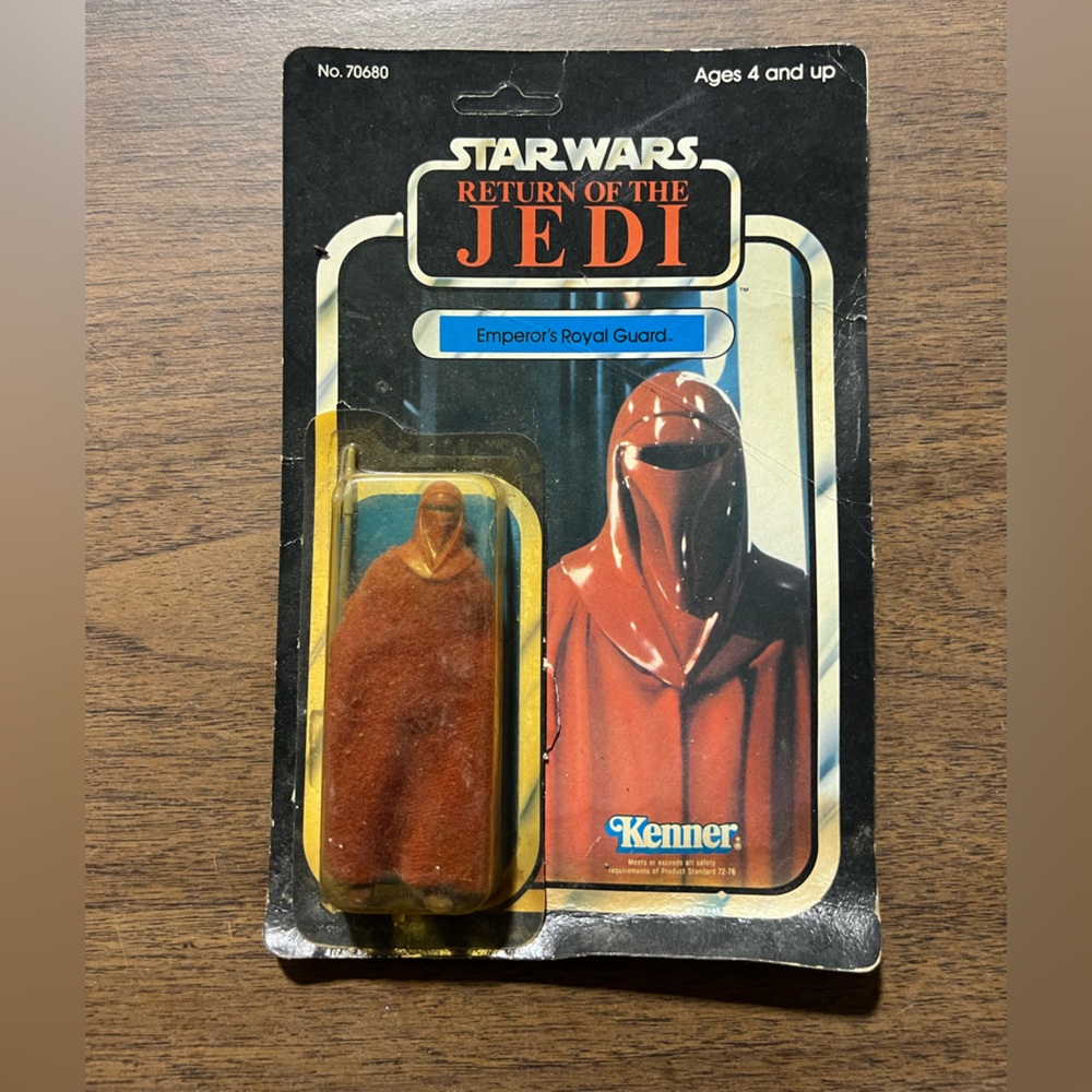 Kenner Star Wars VERY RARE 77 Back Emperor's Royal Guard Vintage 1983-